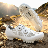 Chaussures de cyclisme sur route respirantes personnalisées avec double boucle rotative et crampons, pour hommes et femmes, vente en gros