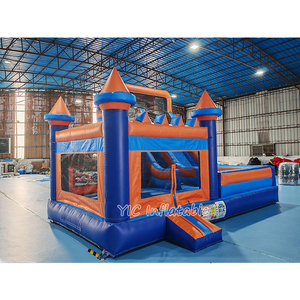Castillo Inflable Comercial de PVC para Niños, Modelo <span class=keywords><strong>Minecraft</strong></span>, con Zona de Escalada, para Alquiler, con 3 Años de Garantía - Product Image 5