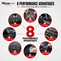 Film de protection de peinture automobile professionnel brillant PPF TPU auto-réparant, réparation instantanée, changement de couleur, anti-UV, 7,5 mil