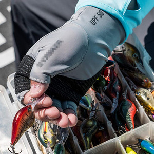 UV Sun Protection <strong>Gloves</strong> for Hiking Cycling Driving <strong>Sailing</strong> Shooting Upf 50+ Fingerless Fishing <strong>Gloves</strong> - Product Image 4