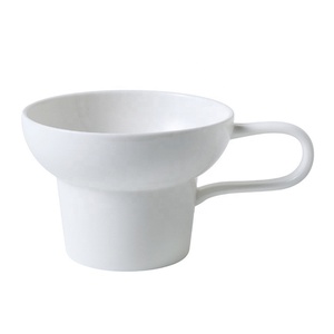 Tazas de Café de Cerámica de Boca Ancha Estilo Medieval, Color Blanco, 340 ml, Forma <span class=keywords><strong>Irregular</strong></span> Personalizada, Taza para Beber con Forma Especial, Regalo Promocional - Product Image 1