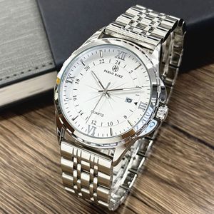 Best-selling fashionable business men's watch with calendar function, water-resistant steel strap, luminous quartz movement - Product Image 1