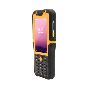 Hugerock S50 bán buôn không thấm nước 5 inch công nghiệp Android gồ ghề PDA dữ liệu cầm tay Collector Wifi T9 Bàn Phím Máy quét mã vạch