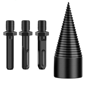 Ensemble de forets à fendre le bois ZY, 3 tiges de connexion, tige hexagonale en acier pour perceuse électrique filaire - Product Image 1