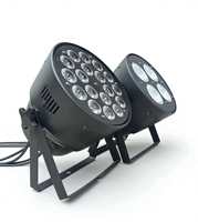 Projecteur PAR LED DMX 4-en-1 RGBW 18x8W 54x2W à haute performance pour bars, discothèques et soirées