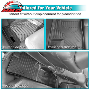 Alfombrillas para todo clima de 3 piezas para Honda CR-V 2012-2016, antideslizantes, de TPE, moldeadas en 3D, impermeables - Product Image 2