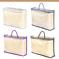 Transparent PVC fermeture éclair maison Textile lit sac couverture emballage sac oreiller couette drap sac de rangement