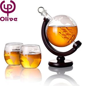 Juego de Decantadores de Vidrio de Borosilicato para Regalo, Dispensador de Vino, Brandy, Ginebra, Tequila, Ron, <span class=keywords><strong>Whisky</strong></span> Escocés, Licor, Bourbon, Cócteles, Vodka, <span class=keywords><strong>Whisky</strong></span> - Product Image 3