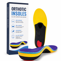 Semelles orthopédiques de soutien de la voûte plantaire pour chaussures de sport, fasciite plantaire, pieds plats, métatarsalgie, soulagement de la douleur au talon, amorti doux et confortable