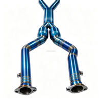 Tuyau d'échappement Valvetronic REV pour Lexus IS500 RCF GSF 5.0L V8, échappement en titane, tube intermédiaire à longueur égale avec tube en Y, double résonateur