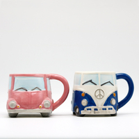 Venta al por mayor de tazas de café de cerámica personalizables colores rojo verde azul naranja taza personalizada caja con cuchara accesorio