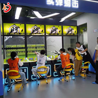 Máquina de Juego de Simulación Interactiva de Disparos con Pistola - Equipo de Entretenimiento de Tiro Real Operado con Monedas para Parques de Atracciones