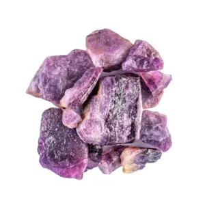 Blocco fluorite in fluorite ad alta purezza utilizzato nella produzione dell'acciaio