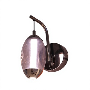 Modern <b>Wall</b> Lamp Metal Glass Dome Shade E27 LED Warm White <b>Light</b> 3000K <b>Switch</b> Control Indoor Living Room Lighting - Product Image 1