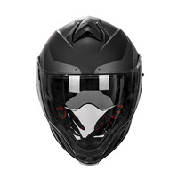 Casque de moto intégral aérodynamique en ABS, certifié DOT, double visière, pour moto de rue