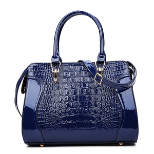 Borsa a Mano di Alta Qualità per Donna in Pelle con Motivo a Coccodrillo, Borsa a Tracolla, Sac à Main - Product Image 1
