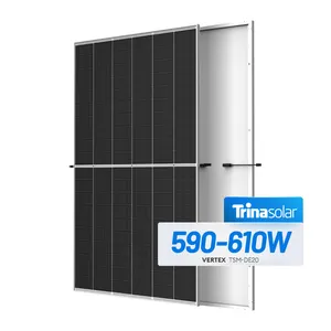 Trina Đài Loan nhà máy điện PV mô-đun năng lượng mặt trời bảng điều khiển 600 Wát giá thấp hiệu quả cao giá cả cạnh tranh tấm pin mặt trời