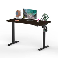 Mobilier de bureau Table d'ordinateur à moteur unique, réglable en hauteur, cadre de bureau électrique