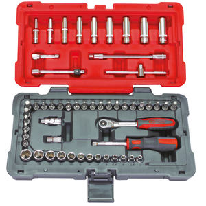 ULTIMATE 54-Piece <b>Impact</b> <b>Socket</b> and Accessory Set Customizable OEM CR-V Chrome Finish for Repair Use - Product Image 1