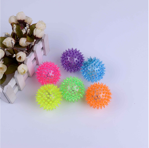 HAPU Factory 4.5cm Glow <b>Ball</b> <b>LED</b> Flashing Spikes Sensory Toys Flashing Spikes Squeak <b>Ball</b> Party Parties Like Student Gifts - Product Image 2