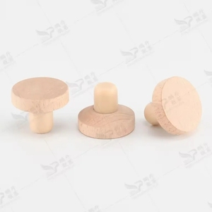 Chai Stopper <span class=keywords><strong>Wine</strong></span> nút chai Gỗ t hình dạng Polymer rượu vang/rượu mạnh tổng hợp nút chai với gỗ tùy chỉnh kích thước chấp nhận nắp chai - Product Image 1