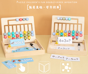 Vente en gros de jouets éducatifs en bois pour <span class=keywords><strong>l</strong></span>'apprentissage de la marche, jouets Montessori en bois pour <span class=keywords><strong>l</strong></span>'apprentissage précoce de <span class=keywords><strong>l</strong></span>'<span class=keywords><strong>alphabet</strong></span> et des nombres pour enfants - Product Image 3