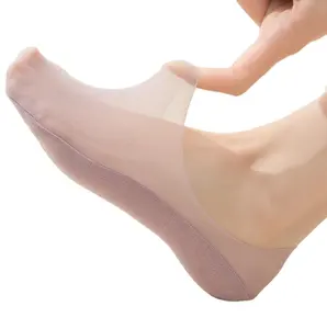 Wholesale Free Cut Spring/Summer Mesh Deep Mouth Women's Socks New Design Silicone Anti slip Mesh Breathable Women's Boat Socks