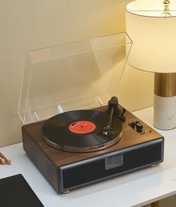 Заводская оптовая продажа, популярный HY-T18, настраиваемый проигрыватель, проигрыватель, динамик, фонограф, Виниловый проигрыватель - Product Image 2