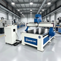 Routeur CNC haute vitesse 1212 avec contrôle DSP, refroidissement par eau, 3 axes, broche simple, boîte de vitesses, machine de gravure et de fraisage pour signalétique publicitaire