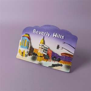 Mini aimant de réfrigérateur aux motifs de sites touristiques américains, souvenir de voyage coloré, cadeaux originaux pour la décoration intérieure, décoration de maison douce <span class=keywords><strong>et</strong></span> promotionnelle - Product Image 4