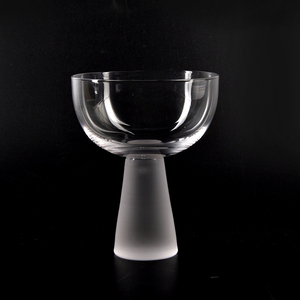 Minimalist Handblown <b>Glass</b> Wine <b>Goblet</b> Round Transparent Modern Design for Party Occasion - Product Image 2