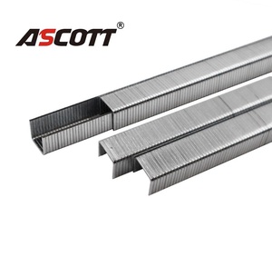 <span class=keywords><strong>Agrafes</strong></span> de qualité supérieure série 1010J 20GA, <span class=keywords><strong>agrafes</strong></span> industrielles plaquées zinc, <span class=keywords><strong>agrafes</strong></span> en fer à tête plate à tige lisse de 11 mm - Product Image 1