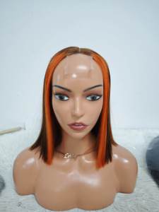 Promotion Letsfly 49$ Perruques Bob Lace Front sans colle en cheveux brésiliens vierges ultra-lisses 12 pouces 100% humains densité 250% - Product Image 5