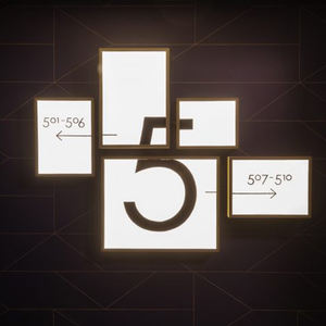 علامة تجارية بعلامة تجارية حائطية لاستقبال الأحرف بعلامة تجارية للفنادق - Product Image 4