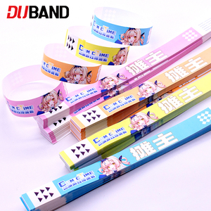 สายรัดข้อมือสังเคราะห์กันน้ำพิมพ์ลายตามสั่ง สำหรับ<span class=keywords><strong>บัตร</strong></span>สวนน้ำและการจัดการการเข้าออก - Product Image 2