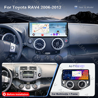 Lecteur multimédia à écran tactile de 12,3 pouces, autoradio DSP GPS, lecteur CD, lien miroir, tableau de bord pour Toyota RAV4 2006-2012