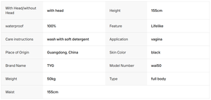 Bambola Realistica in Silicone TPE per Adulti, Donna con Seno Grande e Glutei Tondi, Giocattolo Sessuale per Uomini - Product Image 4