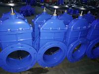 Vanne à opercule à siège souple DIN3352 GGG50 à commande manuelle avec volant, corps en fonte ductile pour l'eau, usine OEM Chine DN350-DN800