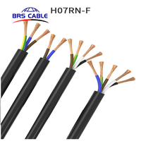 Câbles flexibles en caoutchouc pour alimentation électrique VDE Fil de pompe submersible certifié 300/500V 3x2.5mm2 3x4mm2 Câble BRS en cuivre CE de Shanghai