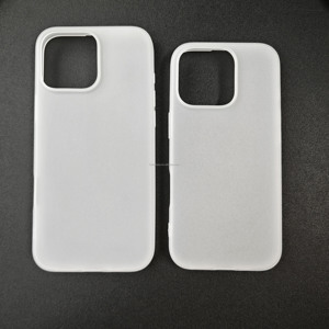 เคสโทรศัพท์มือถือแบบนิ่มสีขาวด้าน 1.5 มม. หรูหรา แบบกำหนดเองได้  วัสดุ TPU สำหรับ iPhone 17 16 15 14 13 12 <span class=keywords><strong>11</strong></span> Pro Max - Product Image 1