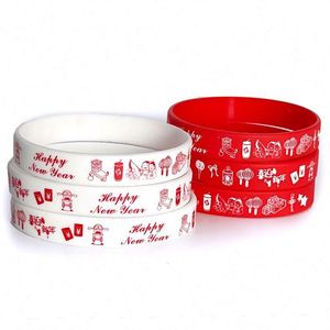 Pulsera Deportiva de Silicona con Logotipo Personalizado, Regalo Publicitario Navideño, Pulseras Promocionales de Goma - Product Image 5