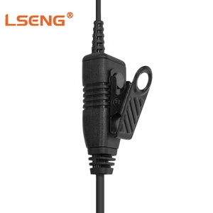 Auricular de radio bidireccional LSENG de un solo cable con gancho en forma de G y micrófono PTT, compatible con radios bidireccionales <span class=keywords><strong>Motorola</strong></span> CLP446 CLS1110 - Product Image 3