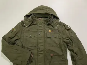 Yufan高品質カスタムデザインメンズジャケットウィンターフリースジャケットウォームシックンアウタープラスサイズジャケット