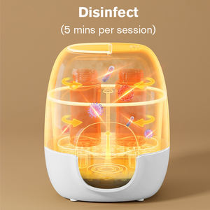 Çok fonksiyonlu Ce BPA ücretsiz 200w bebek mutfak robotu çift şişe elektrikli bebek süt şişesi isıtıcı ile LCD - Product Image 2