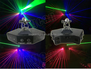 Neu 6 Augen Skynet Lazer RGB Vollfarb strahl Laser Moving Head Grüner Laserstrahl Licht - Product Image 2