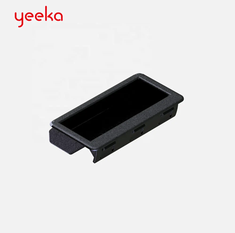 Yeeka Pocket Pull 3301 Serie, Kabinet Pull, PA6 GF30, Zwart