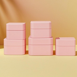 Factory Wholesale Cheap OEM 1oz 2oz 5g 10g 20g 30ml 50ml Cosmetic Lip Balm Container with Gold Lid <b>Empty</b> Plastic PP Nail Gel <b>Jar</b> - Product Image 1