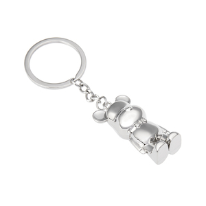 حقيبة دلاية مبتكرة ثلاثية الأبعاد على شكل دب من سبائك الزنك ملحقات للسيارات بشعار مخصص هدايا إبداعية رائعة - Product Image 3