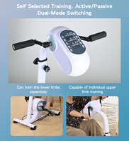Nouvelle machine de rééducation électrique portable pour personnes âgées, utilisation à domicile, vélo d'exercice réglable en hauteur pour l'entraînement des bras et des jambes
