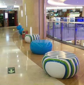 Y008 nghệ thuật sang trọng trang trí sợi thủy tinh vườn Phân Kẹo trứng ghế ngoài trời phòng ngủ nhà bếp UV kháng - Product Image 6